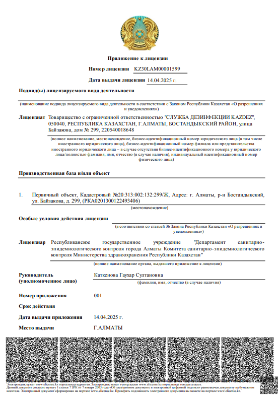 Свидетельство об обучении
